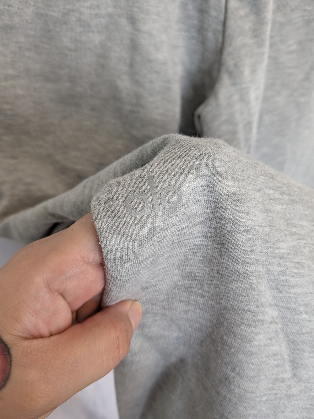 ALO Yoga Light Gray Drawstring Joggers Size XS - Picture 6 of 6